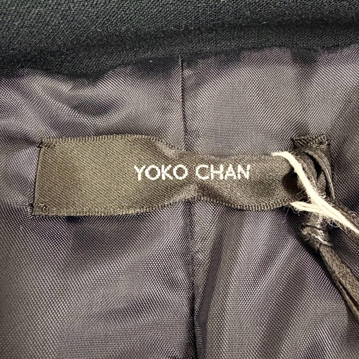 Pristine YOKO CHAN Jacket Frill design, zip-up, padded 36 YCC-523-197