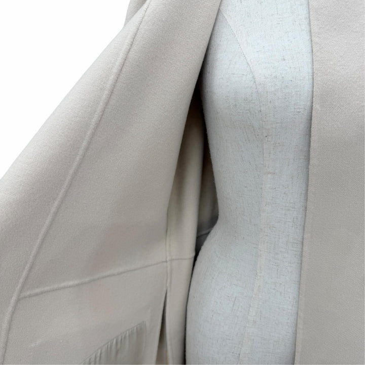 Great S MaxMara DESIGN FOR EASY LIVING coat Belted, collarless beige 40 90160179