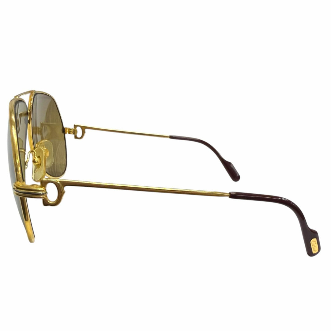 Great Cartier sunglasses Trinity Two-Bridge Teardrop gold mens