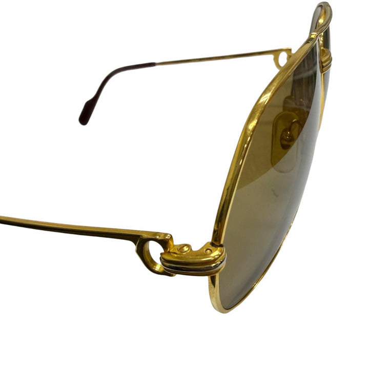 Great Cartier sunglasses Trinity Two-Bridge Teardrop gold mens
