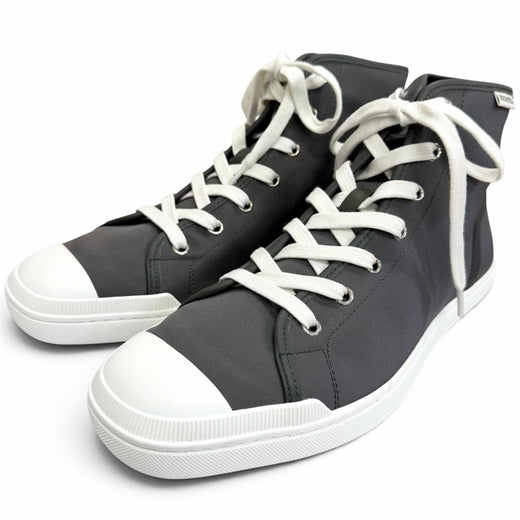 Pristine HERMES High cut sneakers Express Charcoal gray mens 41.5
