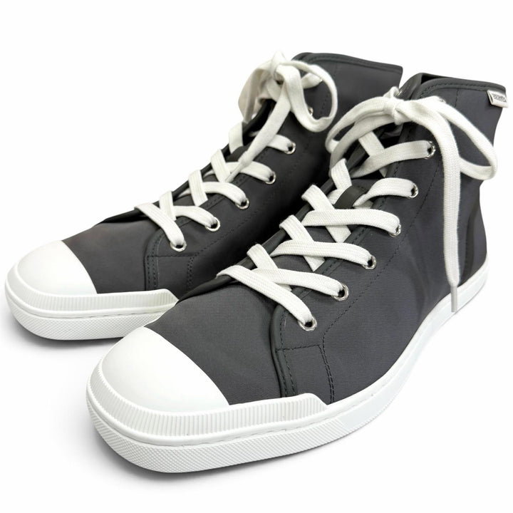 Pristine HERMES High cut sneakers Express Charcoal gray mens 41.5