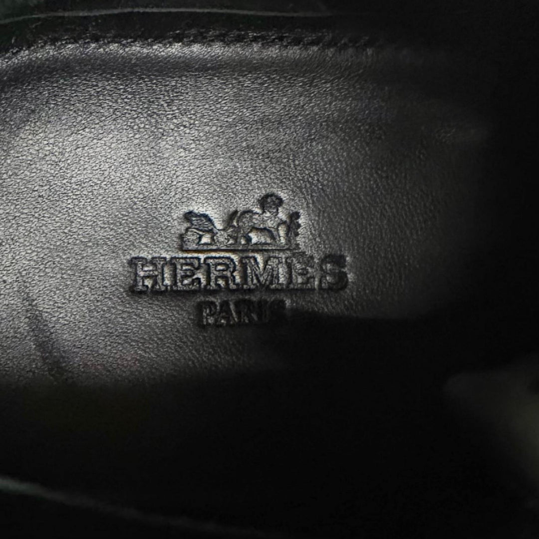 Pristine HERMES High cut sneakers Express Charcoal gray mens 41.5