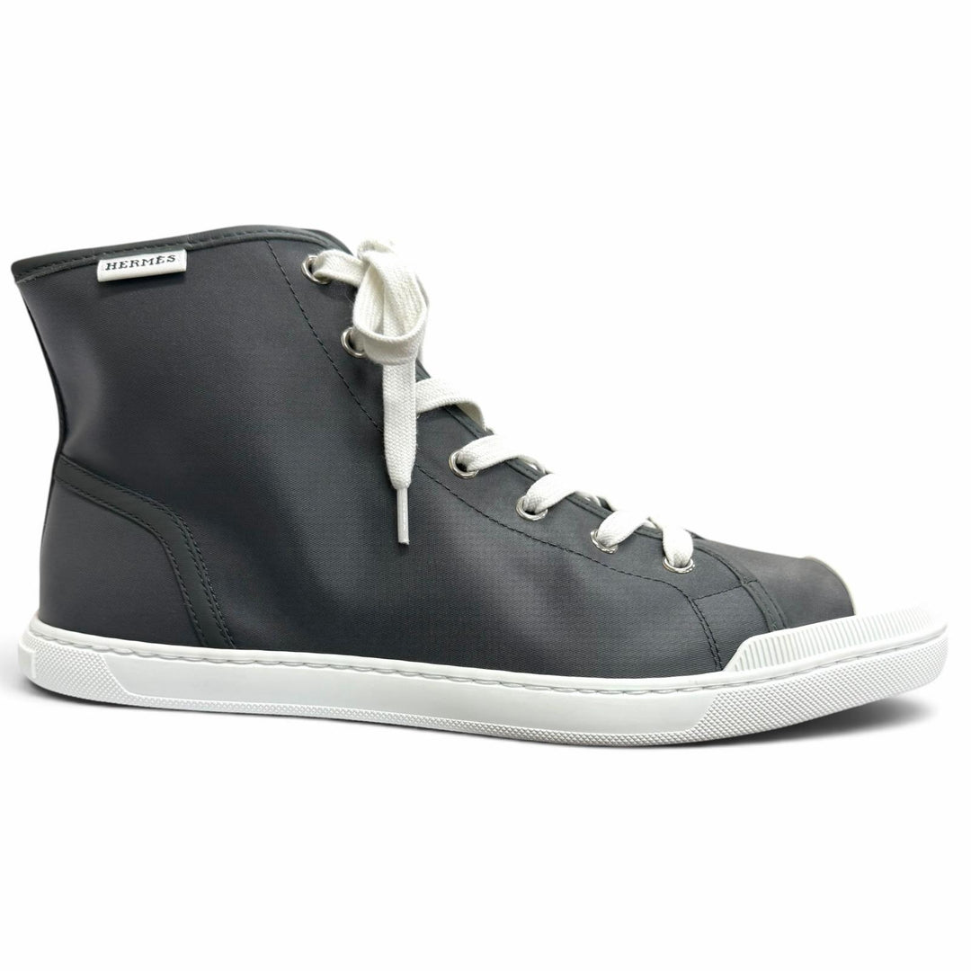 Pristine HERMES High cut sneakers Express Charcoal gray mens 41.5
