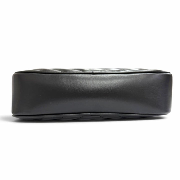 Excellent SAINT LAURENT PARIS Shoulder Bag Roux camera bag Logo Metal 612544