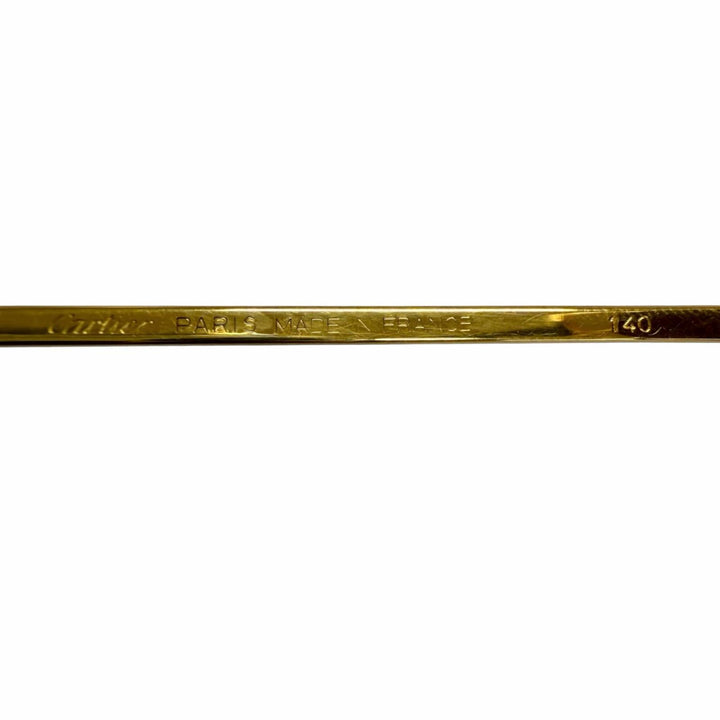 Great Cartier sunglasses Trinity Two-Bridge Teardrop gold mens