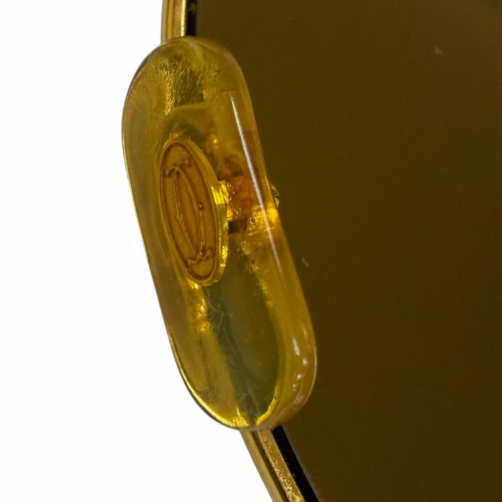 Great Cartier sunglasses Trinity Two-Bridge Teardrop gold mens