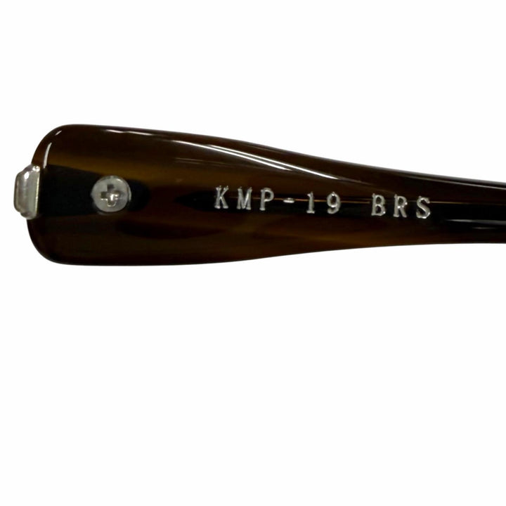 Excellent 金子眼鏡 Glasses Clear brown 925 mens KMP-19