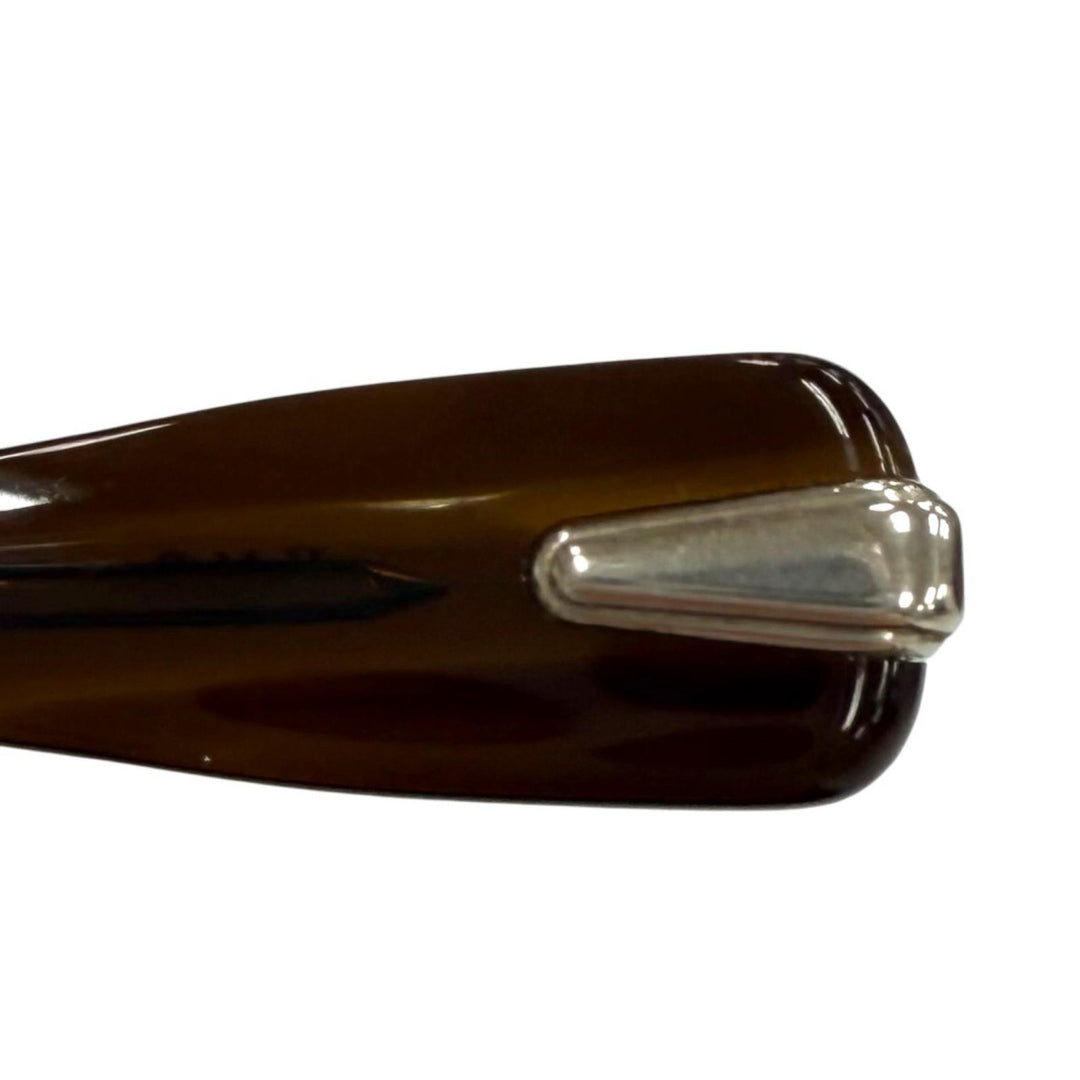 Excellent 金子眼鏡 Glasses Clear brown 925 mens KMP-19