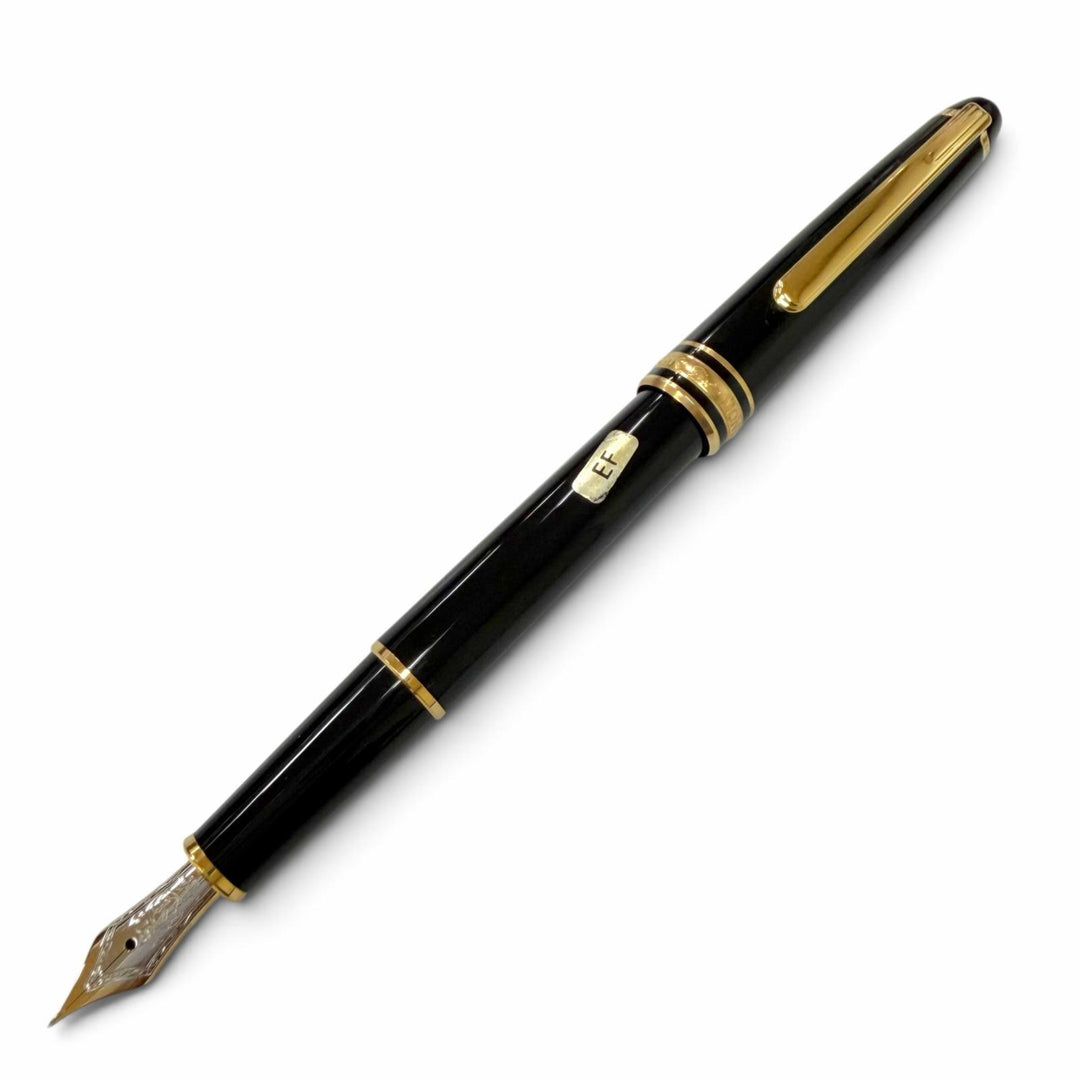 Excellent MONTBLANC fountain pen Meisterstück Classic Pix white star black 14K