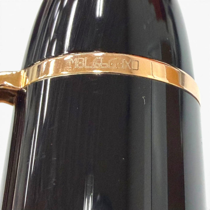 Excellent MONTBLANC fountain pen Meisterstück 149 white star black 18K mens