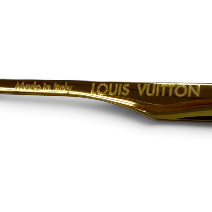 Excellent LOUIS VUITTON sunglasses LV Flash Monogram Double-Bridge Pilot Z1493U