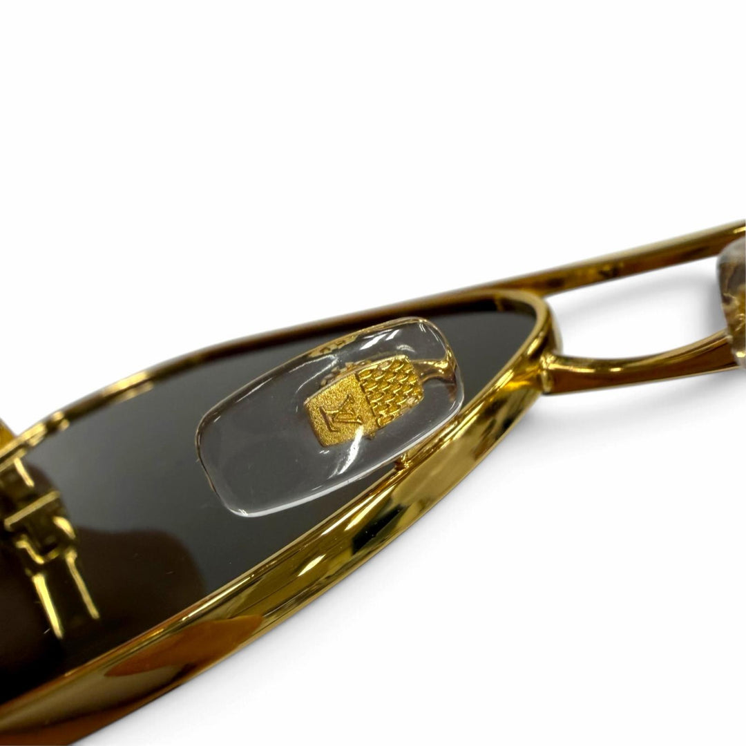 Excellent LOUIS VUITTON sunglasses LV Flash Monogram Double-Bridge Pilot Z1493U