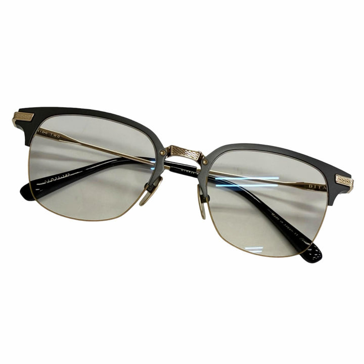 Excellent DITA sunglasses Browline Half-Rim Matt gray mens DTX424-A-01