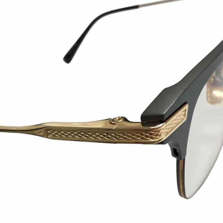 Excellent DITA sunglasses Browline Half-Rim Matt gray mens DTX424-A-01
