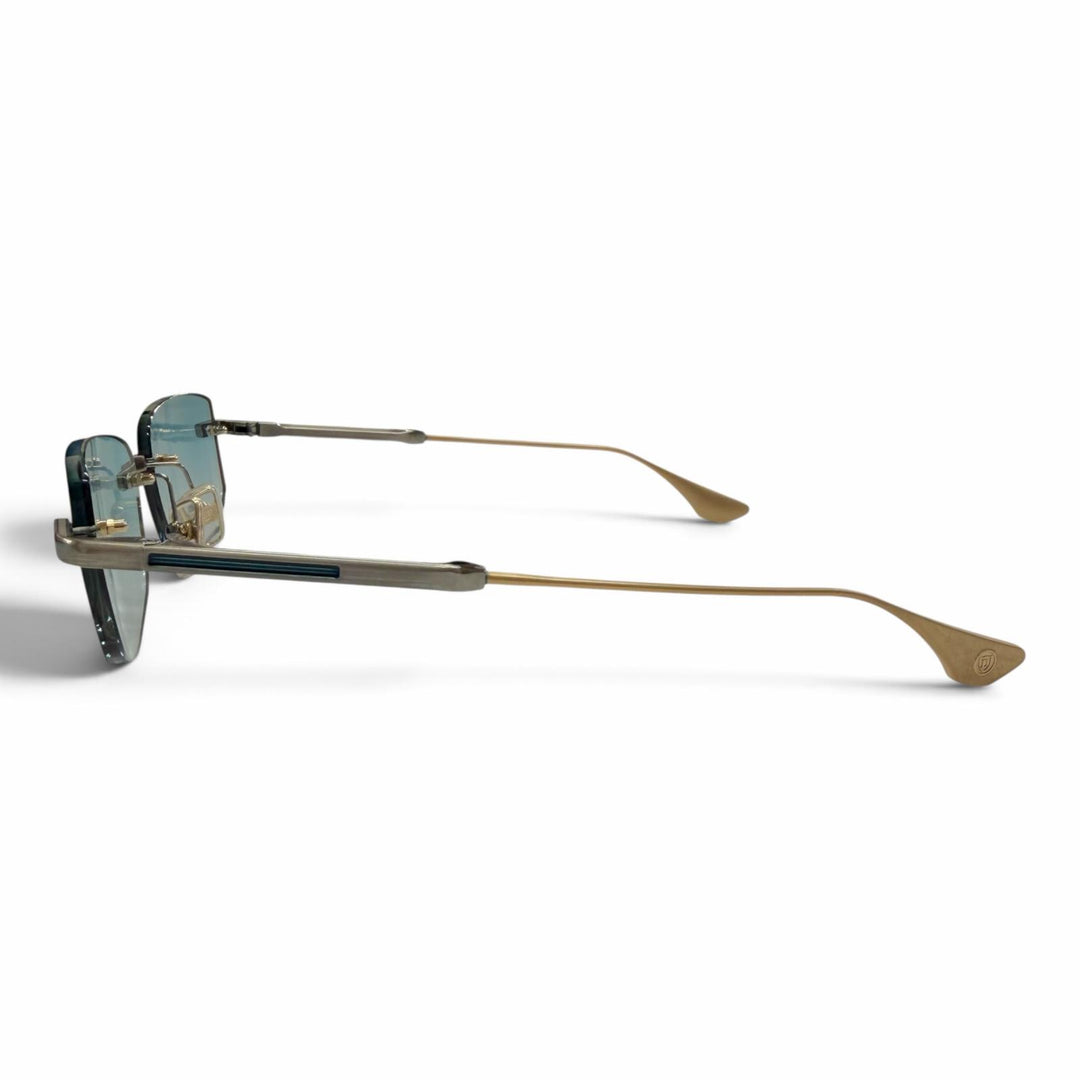 Pristine DITA sunglasses TRYSIM.75 Lens gradient eyewear Cancer metallic DTS182