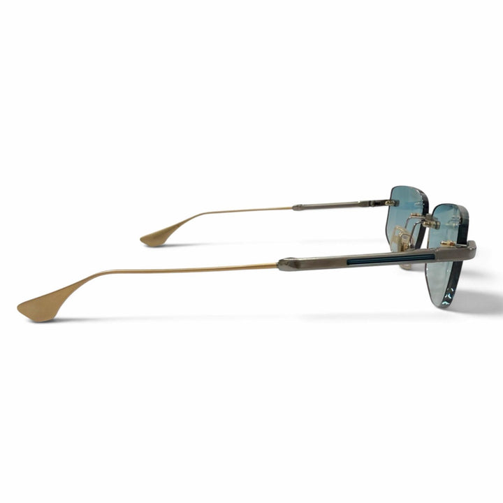 Pristine DITA sunglasses TRYSIM.75 Lens gradient eyewear Cancer metallic DTS182