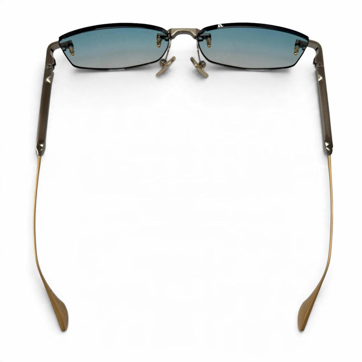 Pristine DITA sunglasses TRYSIM.75 Lens gradient eyewear Cancer metallic DTS182