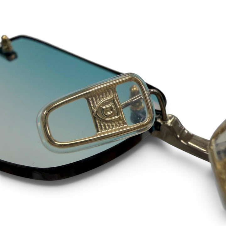 Pristine DITA sunglasses TRYSIM.75 Lens gradient eyewear Cancer metallic DTS182