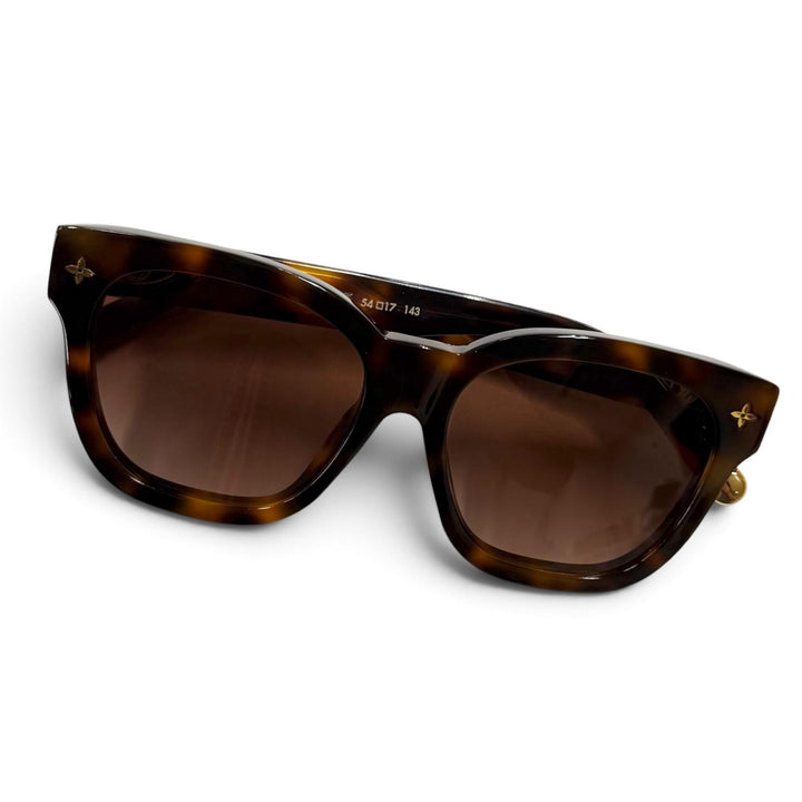Very Good LOUIS VUITTON Sunglasses My Monogram Square Men's OK Brown Z1524E