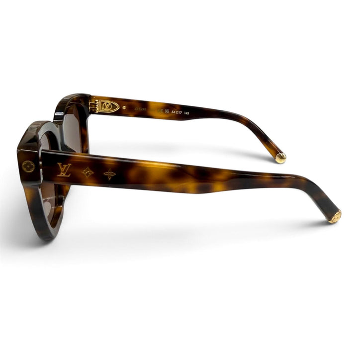 Very Good LOUIS VUITTON Sunglasses My Monogram Square Men's OK Brown Z1524E