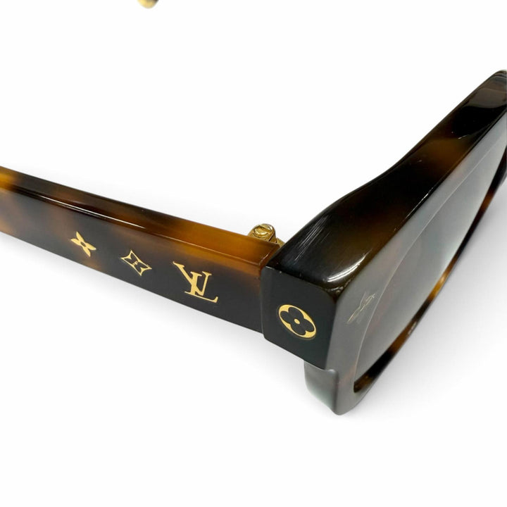 Very Good LOUIS VUITTON Sunglasses My Monogram Square Men's OK Brown Z1524E