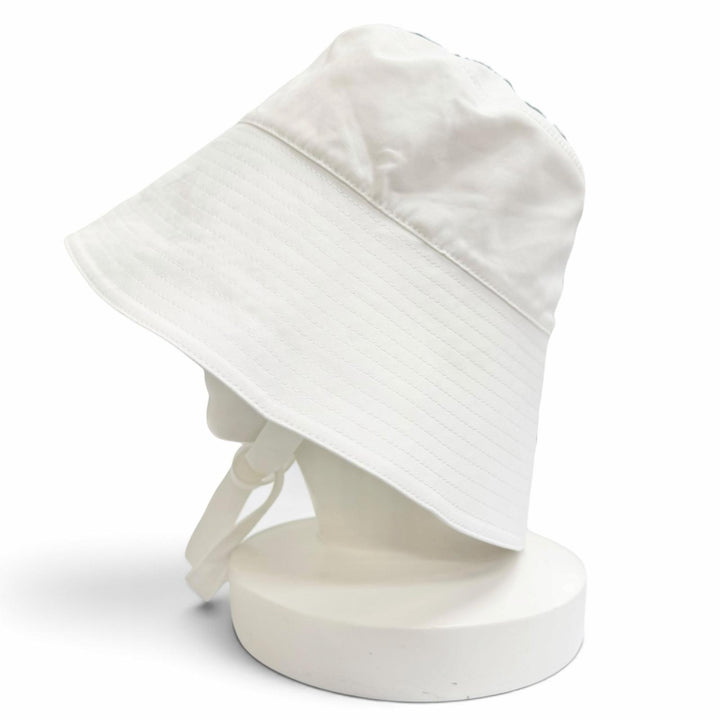 Excellent MIUMIU Wide-brimmed poplin bucket hat Current product white S 5HC524