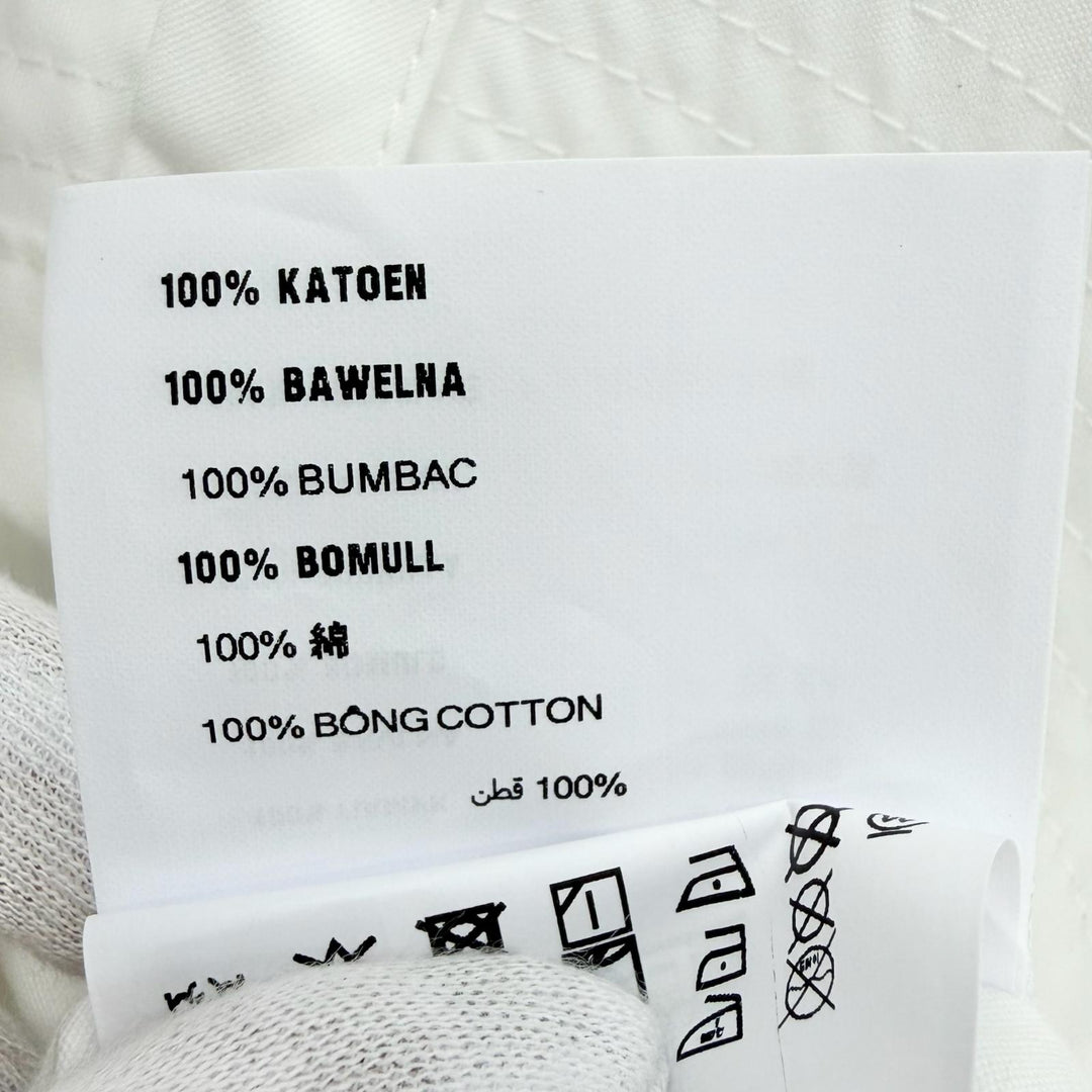 Excellent MIUMIU Wide-brimmed poplin bucket hat Current product white S 5HC524