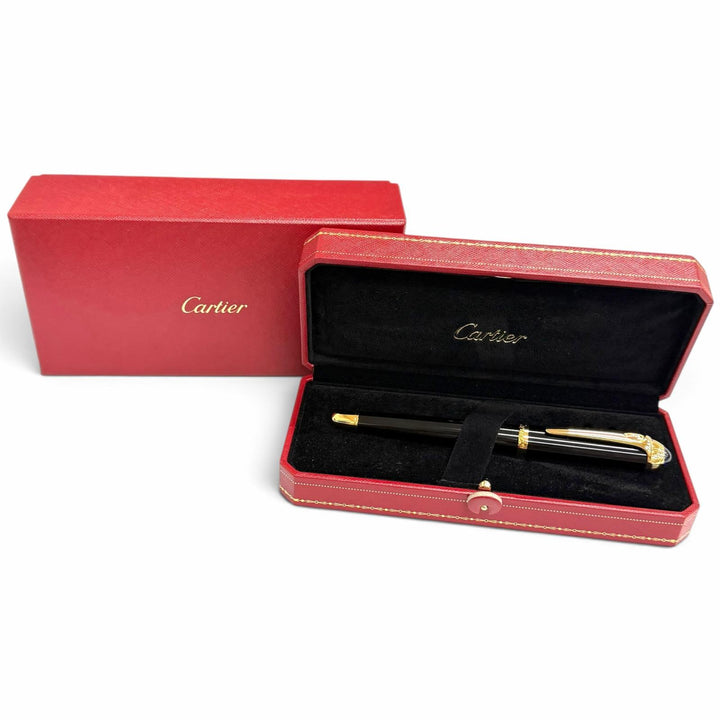 Excellent Cartier Ballpoint pen Roadster de Cartier Rollerball black