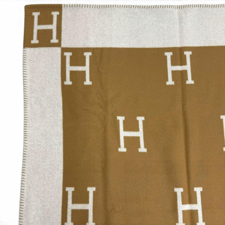 Great HERMES blanket Plaid Avalon Current product wool Women