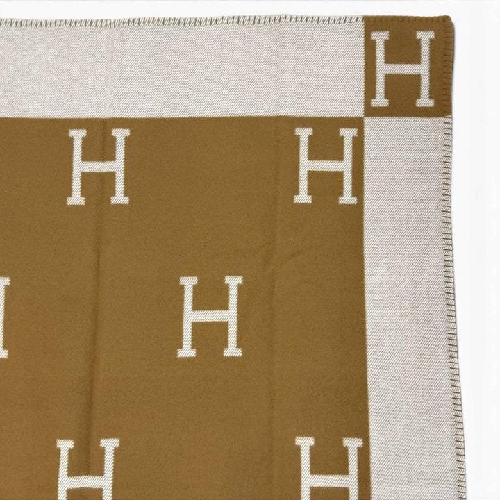 Great HERMES blanket Plaid Avalon Current product wool Women