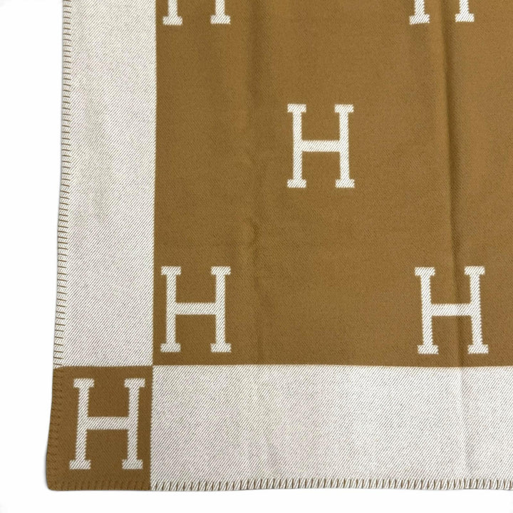 Great HERMES blanket Plaid Avalon Current product wool Women