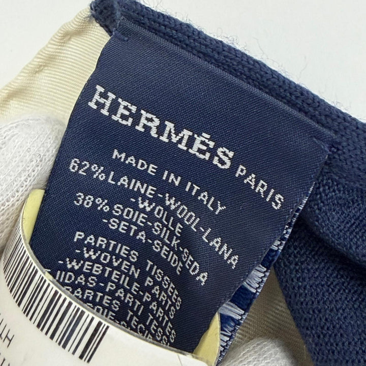 Pristine HERMES scarf Carre H Hybrid 90 Ex-Libris Current product silk H394829T
