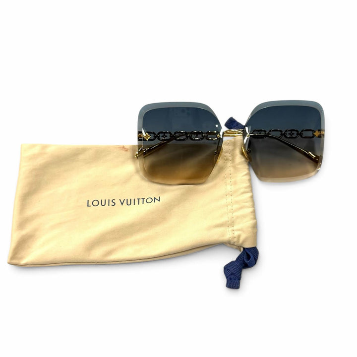Great LOUIS VUITTON sunglasses Sunglasses LV Jewel Square gold Women Z1860U