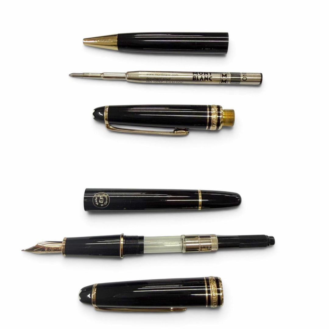 Great MONTBLANC fountain pen Meisterstück Classic Fountain Pen Ballpoint PenSet