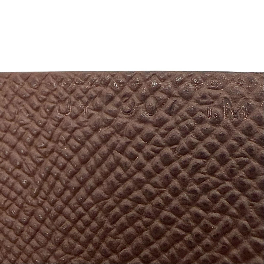 Great HERMES Coin case Calvi duo Calvi duo Epsom Leather mens