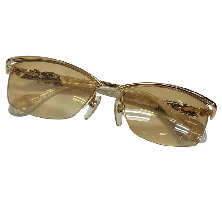 Great A'rossby sunglasses Half rim gold 925 mens 209252201