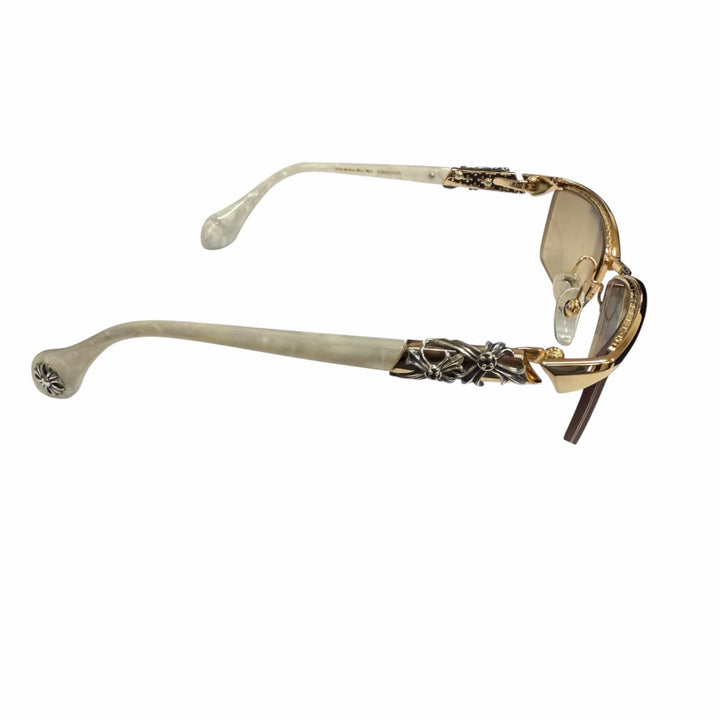 Great A'rossby sunglasses Half rim gold 925 mens 209252201