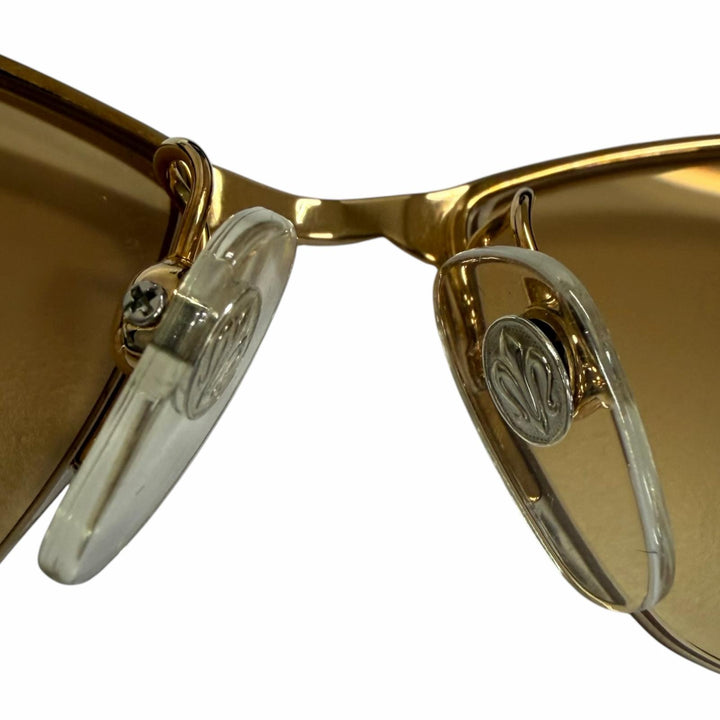 Great A'rossby sunglasses Half rim gold 925 mens 209252201