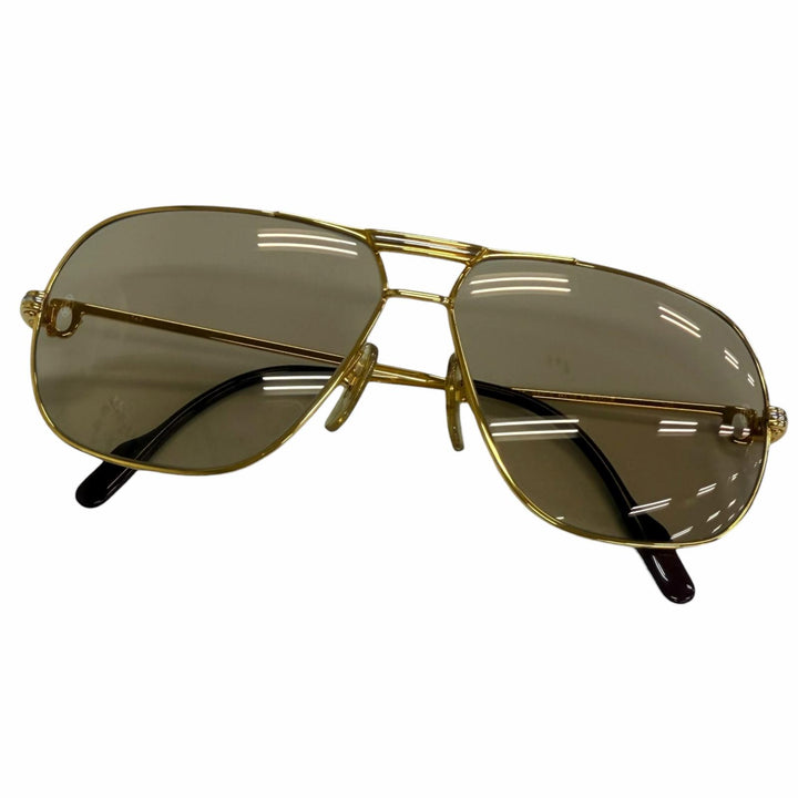 Excellent Cartier sunglasses Trinity Two Bridges gold