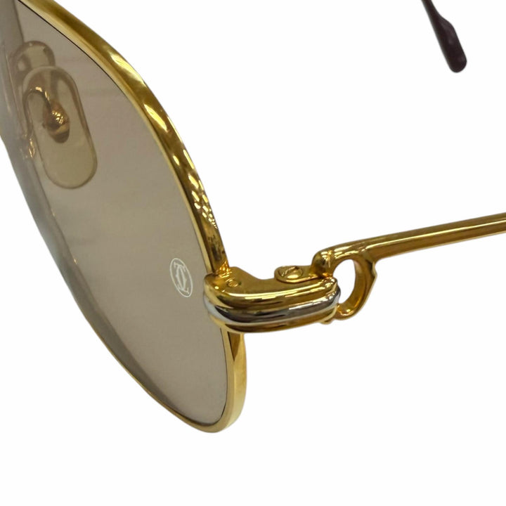 Excellent Cartier sunglasses Trinity Two Bridges gold
