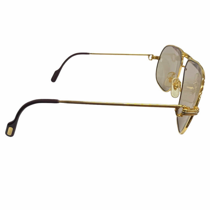 Excellent Cartier sunglasses Trinity Two Bridges gold