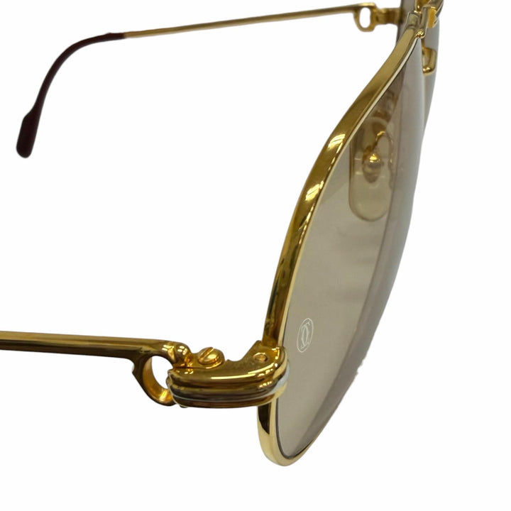 Excellent Cartier sunglasses Trinity Two Bridges gold
