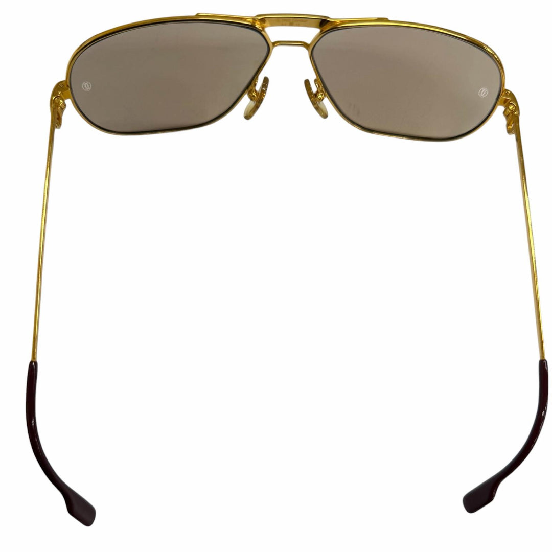 Excellent Cartier sunglasses Trinity Two Bridges gold