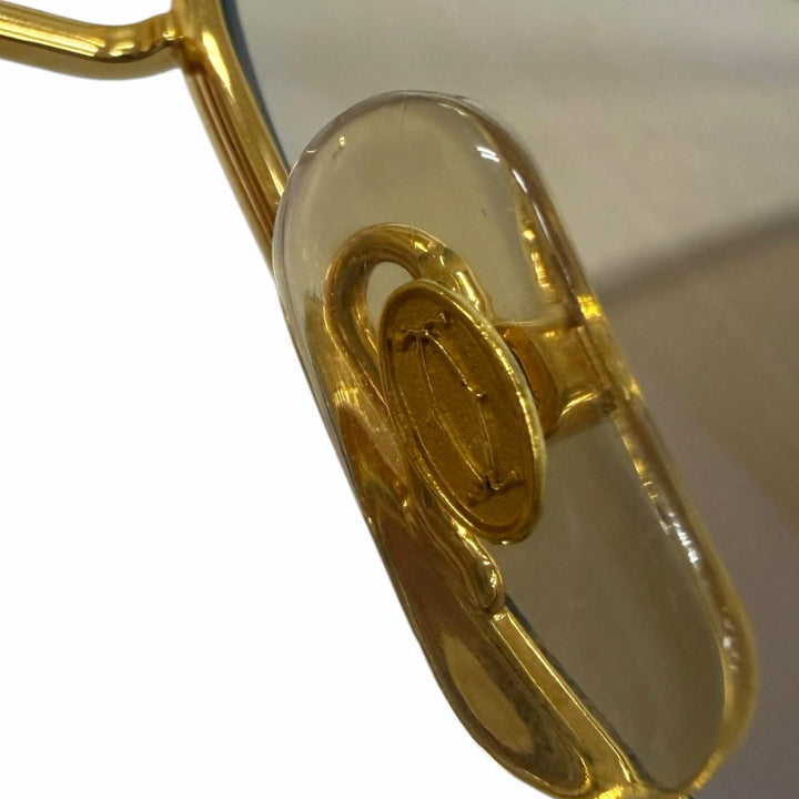 Excellent Cartier sunglasses Trinity Two Bridges gold