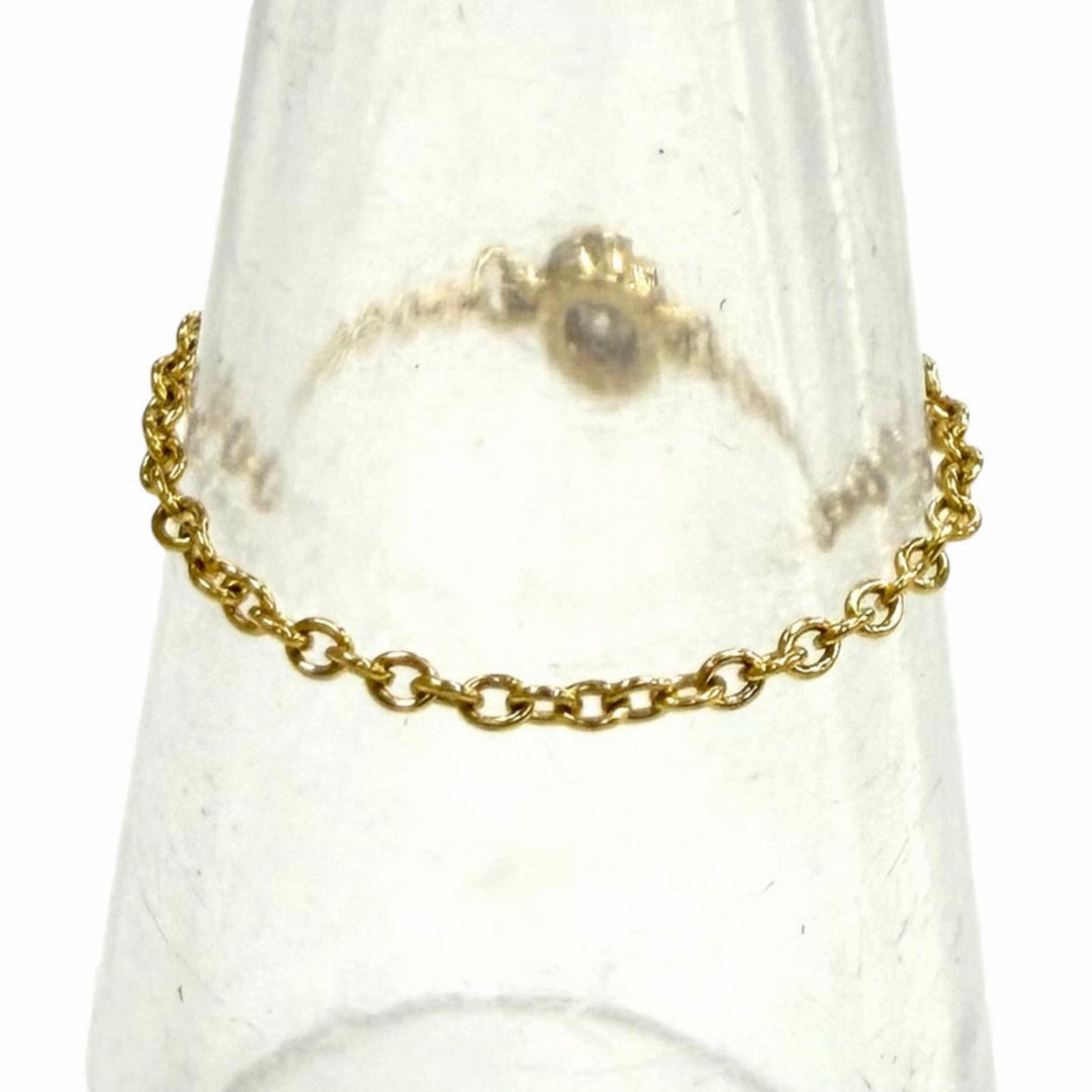 Great TIFFANY&Co. Ring ring Diamond by the Yard Ring Diamond frame: 4mm 750(YG)