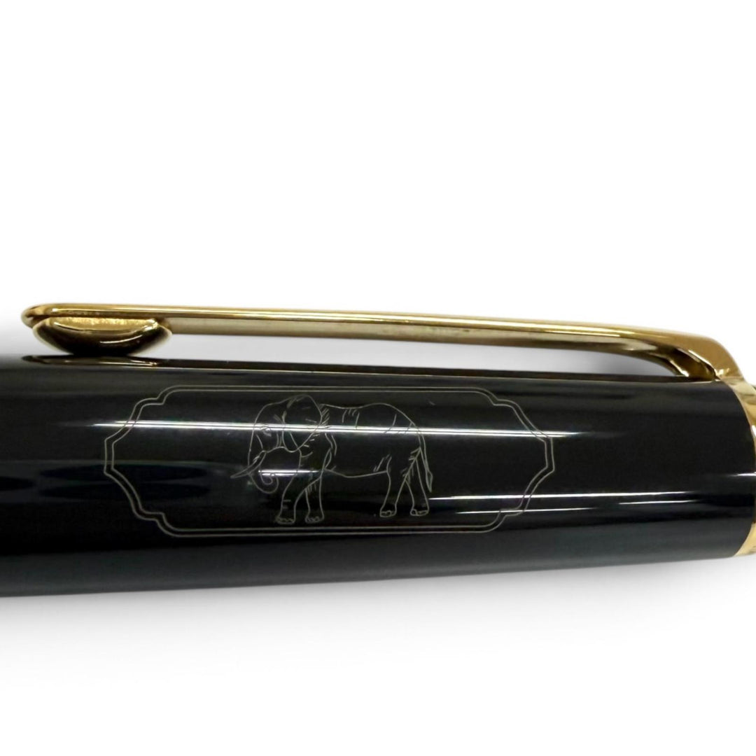 Pristine MONTBLANC Ballpoint pen Meisterstück Around the World in 80 Days black
