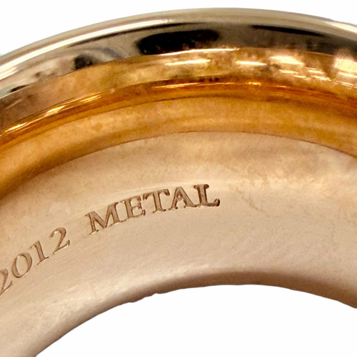 Excellent TIFFANY&Co. 1837 Rubedo Metal Wide Ring Gold series metal Women