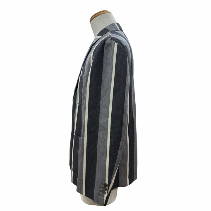 Excellent THOM BROWNE tailored jacket Stripe Pattern Single Jacket 1 MJU525A