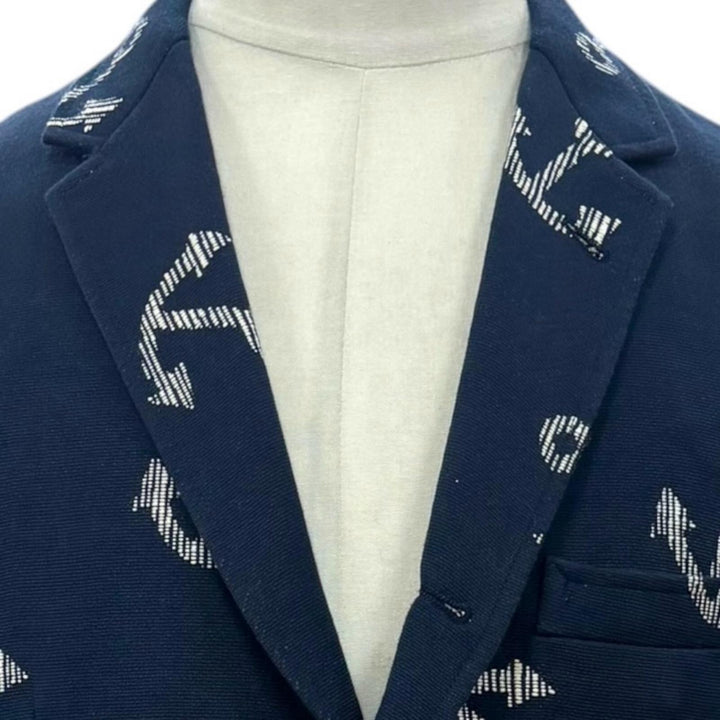 Excellent THOM BROWNE tailored jacket Navy polyester mens MJU426A